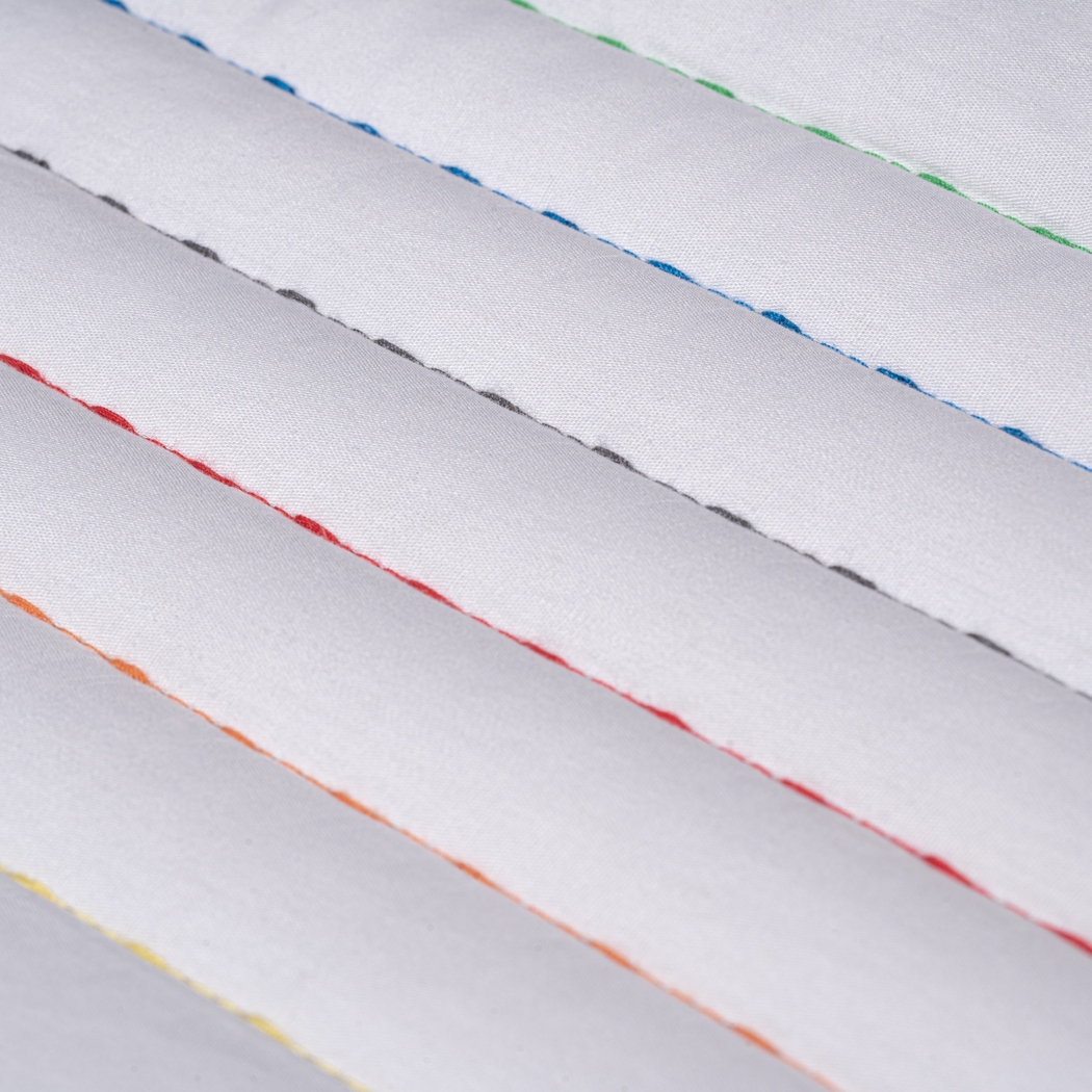 Kids Pick Stitch White Twin Quilt Set - Thumbnail - Image 4