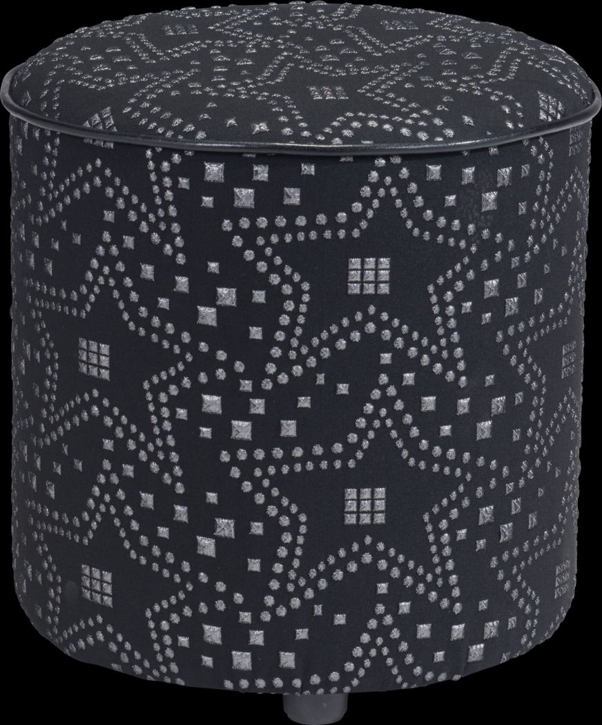 Kids Pierrette Silver Ottoman - Thumbnail - Image 2