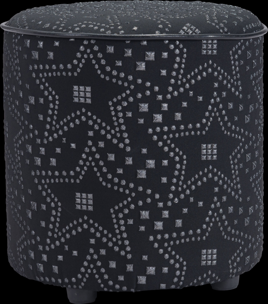 Kids Pierrette Silver Ottoman - Thumbnail - Image 3