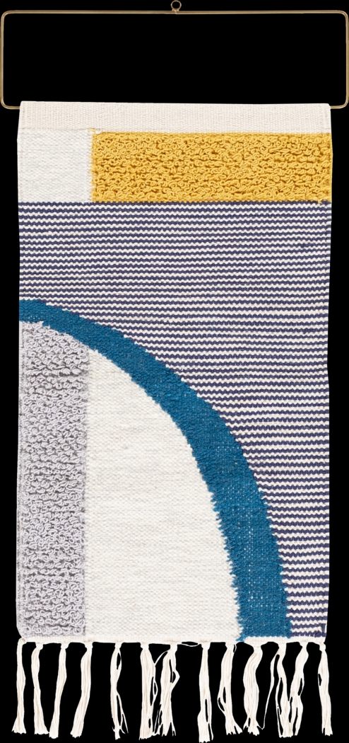 Kids Piet Monweave Gray Wall Decor - Thumbnail - Image 1