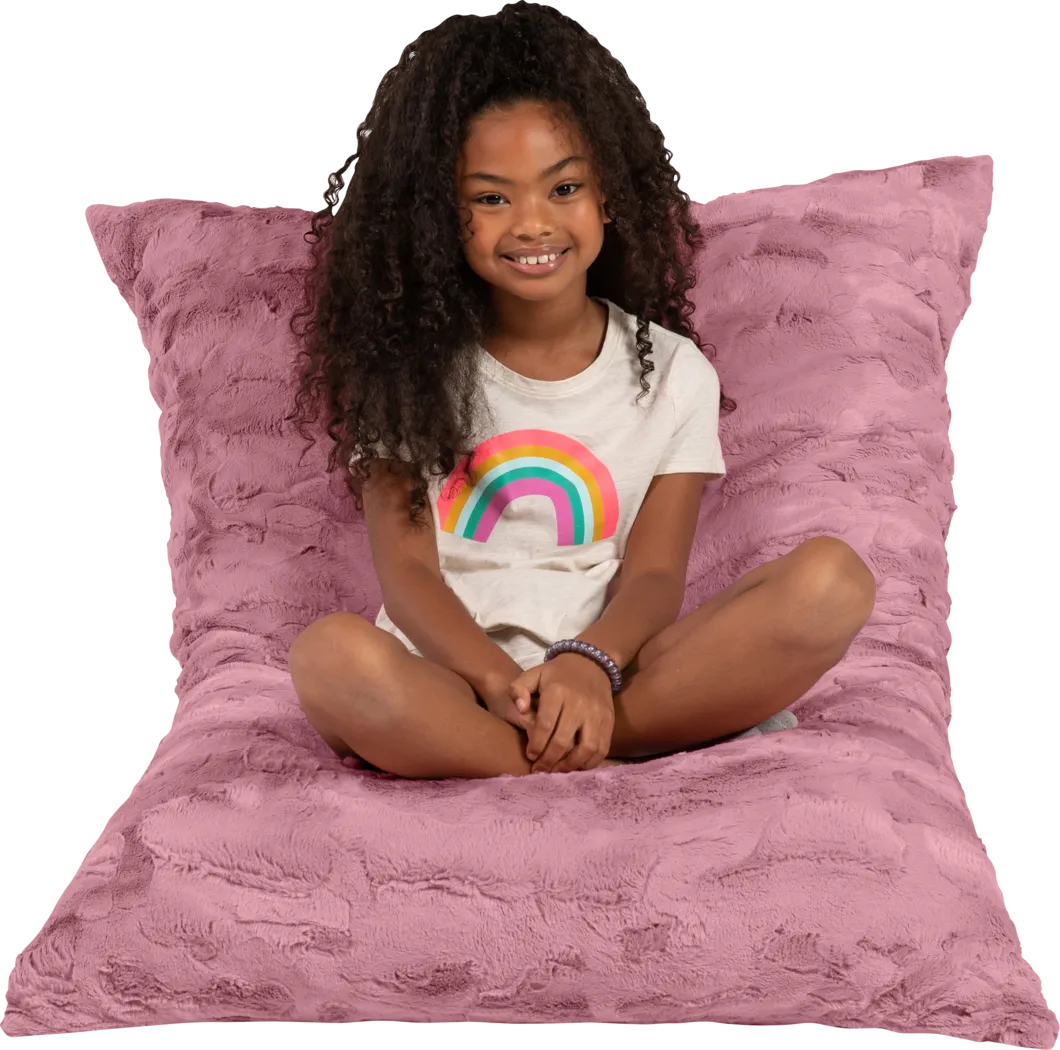 Kids Pillow Saxx Crash Puff Pink Lounger - Thumbnail - Image 3