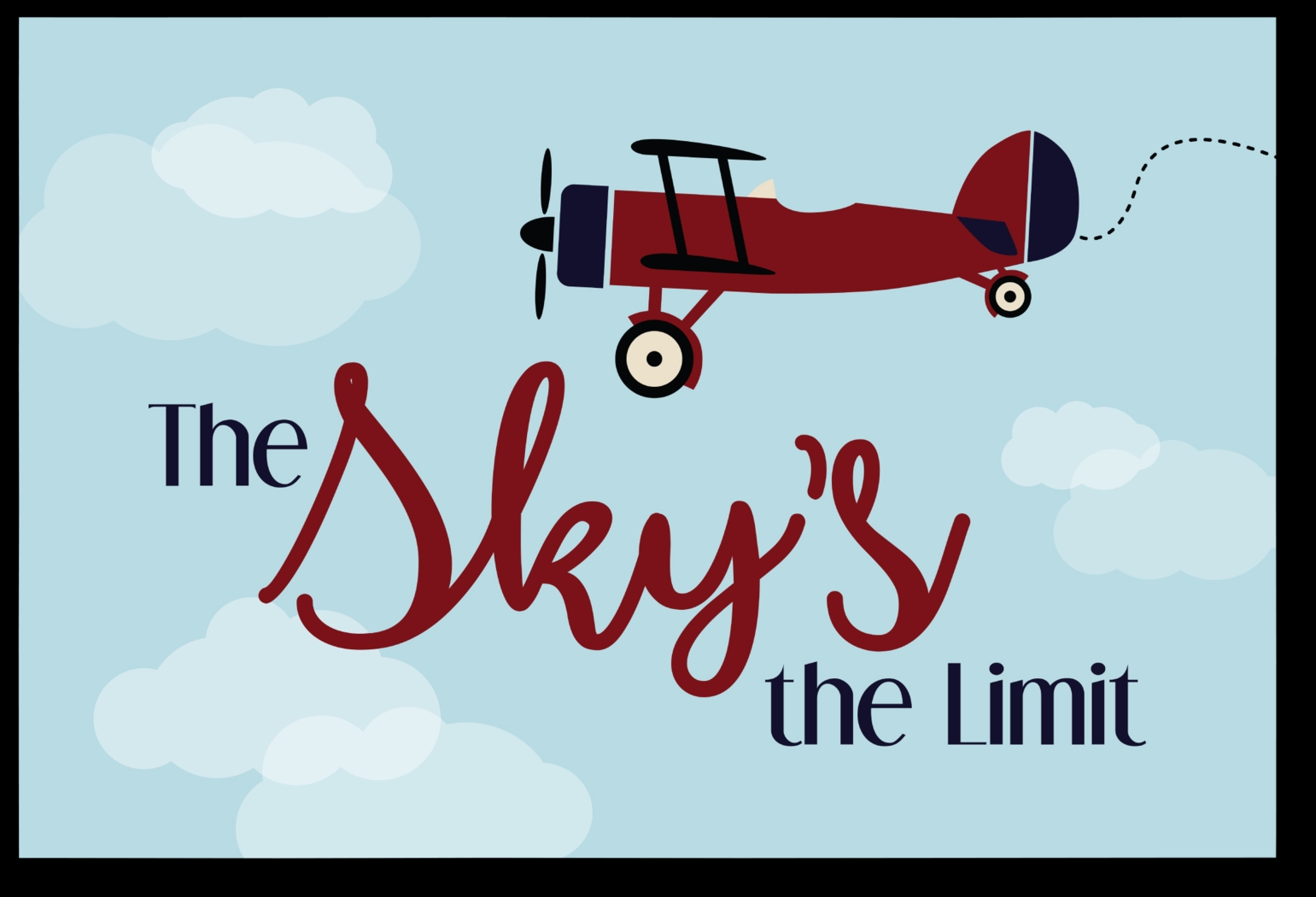 Kids Pilot Trainee III Blue Artwork - Thumbnail - Image 1