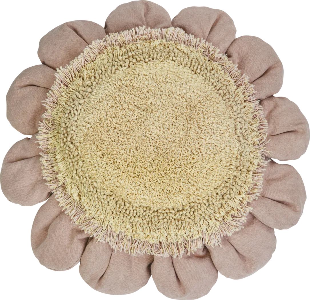Kids Pink Daisy Floor Pillow - Thumbnail - Image 11