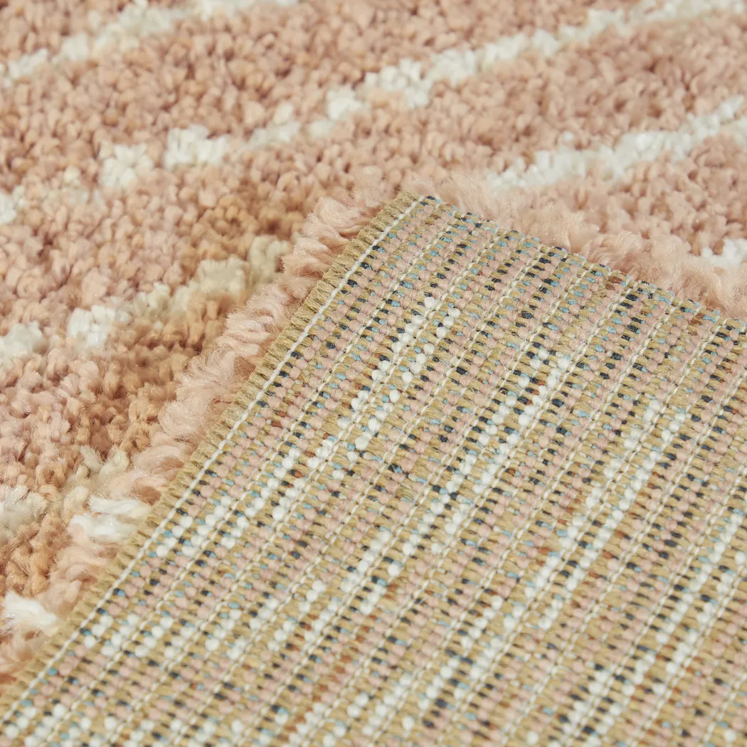 Kids Pink Rainbow Pink 3'11" x 5'7" Rug - Thumbnail - Image 3