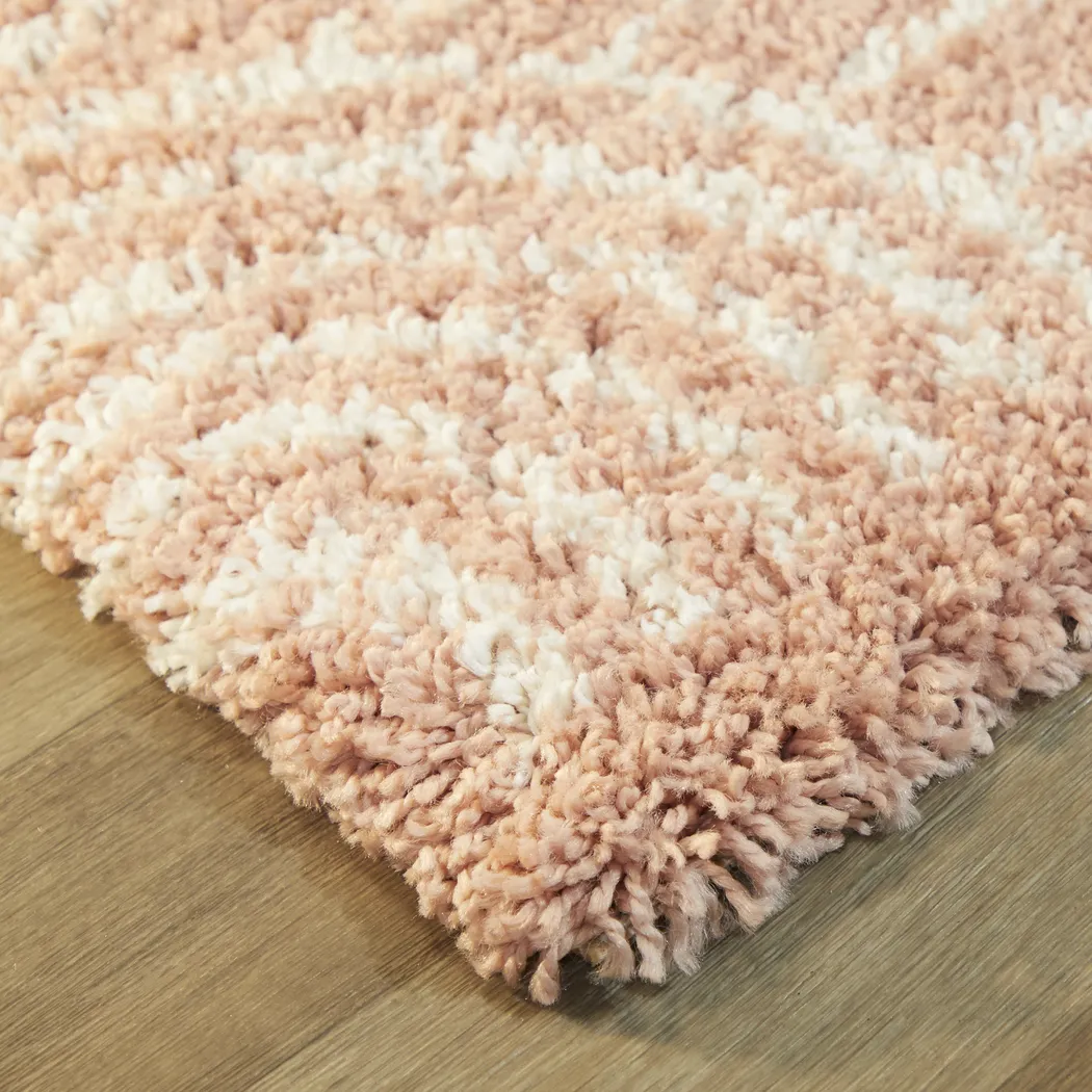 Kids Pink Rainbow Pink 3'11" x 5'7" Rug - Thumbnail - Image 4