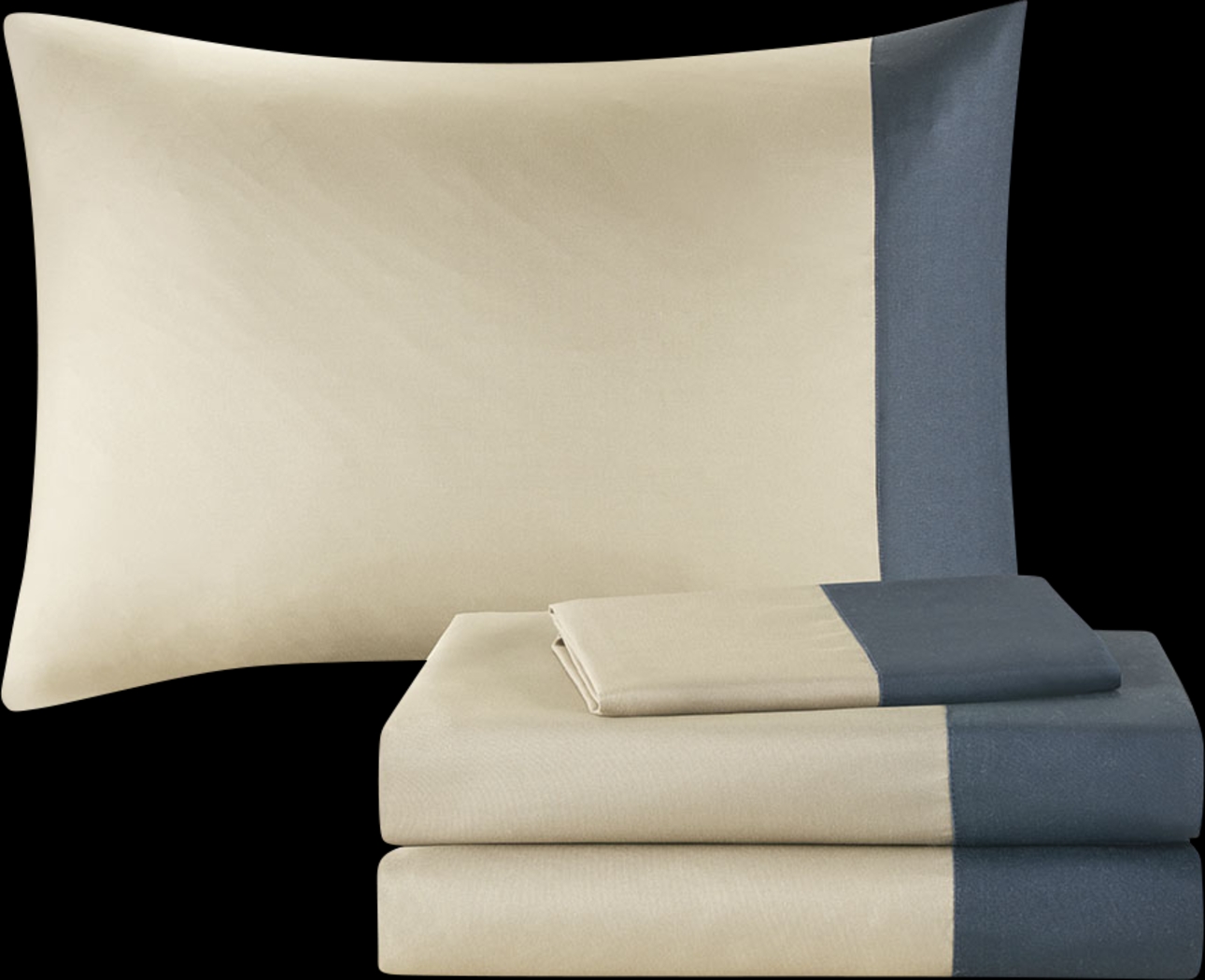 Kids Plain Jake Beige Full Comforter Set - Thumbnail - Image 2