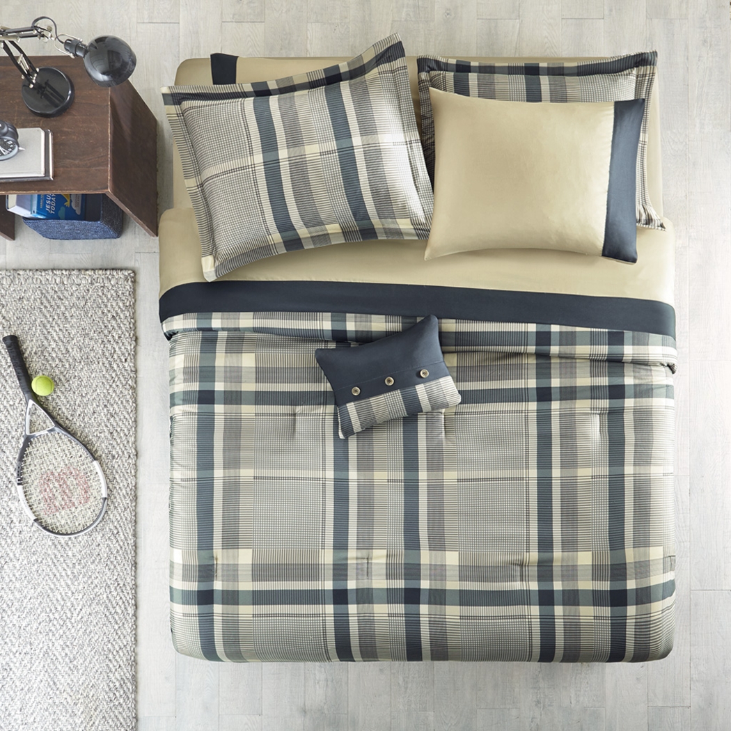 Kids Plain Jake Beige Full Comforter Set - Thumbnail - Image 7