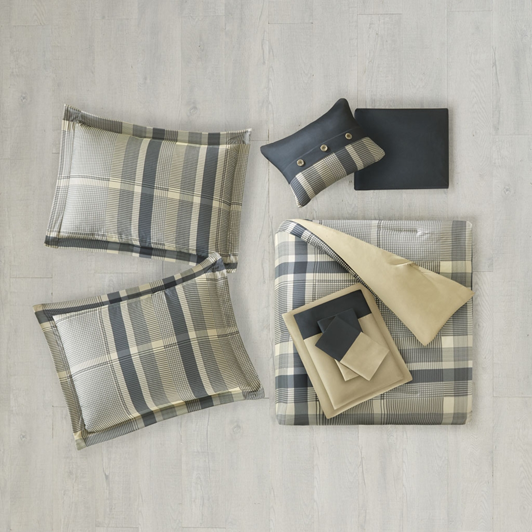 Kids Plain Jake Beige Full Comforter Set - Thumbnail - Image 8