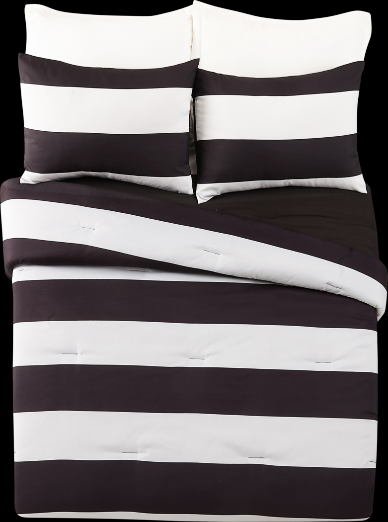 Kids Plovar Black Full/Queen Comforter - Thumbnail - Image 1