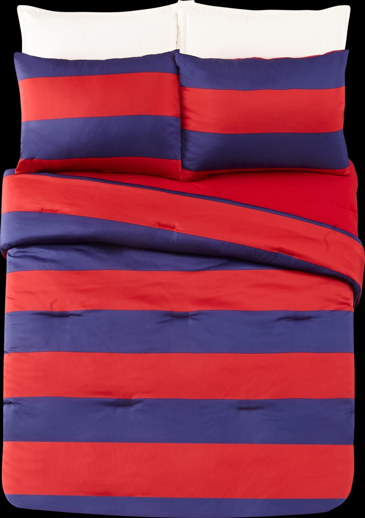 Kids Plovar Red Full/Queen Comforter - Thumbnail - Image 1
