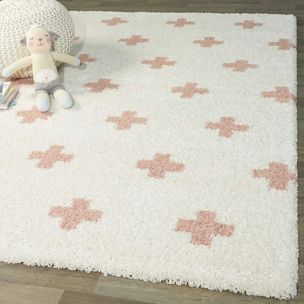 Kids Plus Party Peach 3'11 x 5'7 Rug - Thumbnail - Image 2