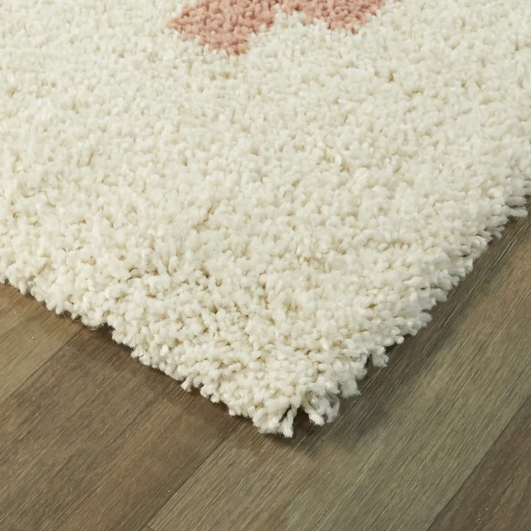 Kids Plus Party Peach 3'11 x 5'7 Rug - Thumbnail - Image 4