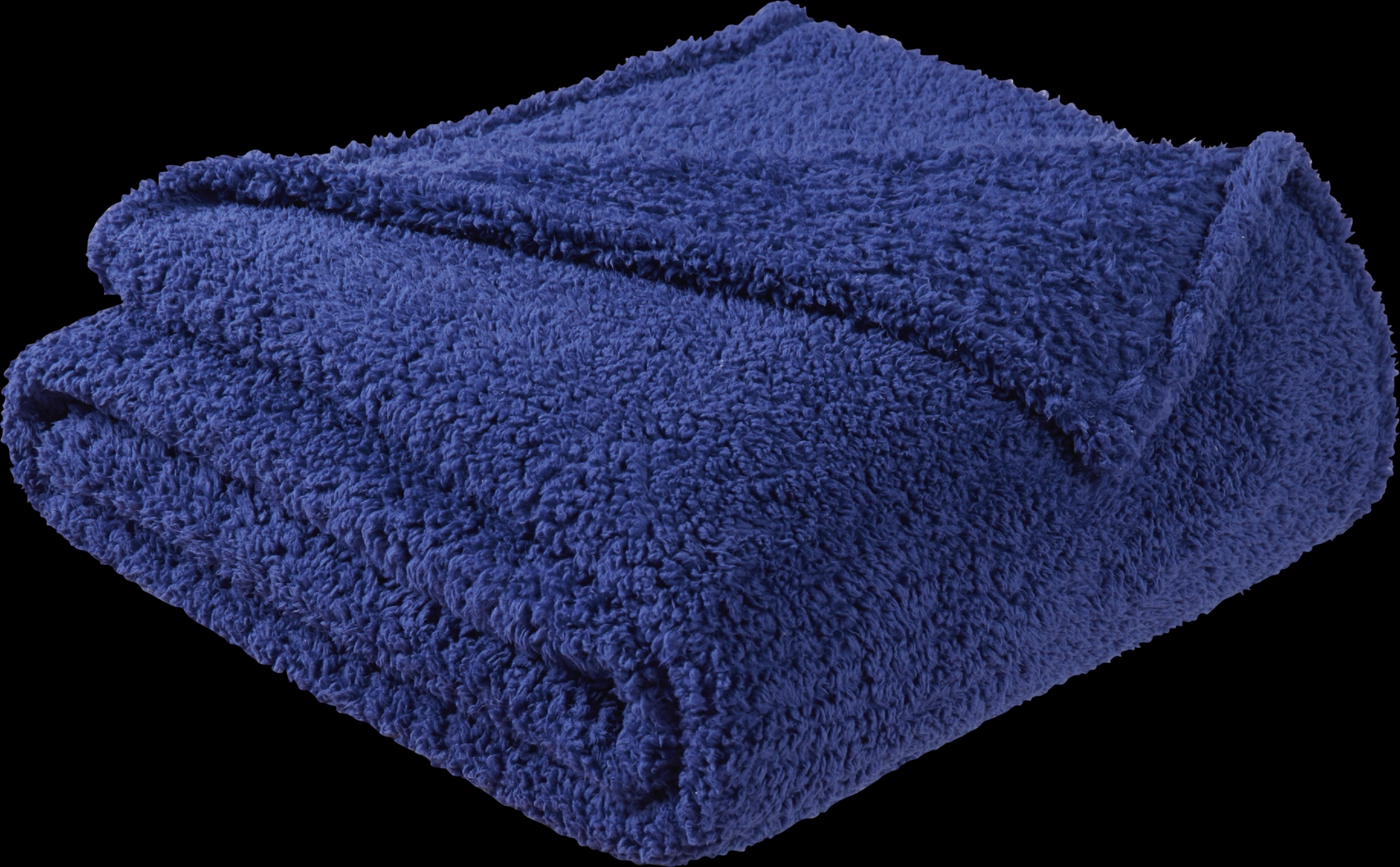 Kids Plush Cloud Navy Twin XL Blanket - Thumbnail - Image 1