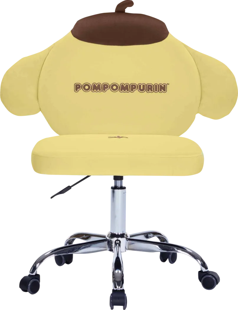 Kids Pompompurin Yellow Swivel Vanity Chair - Thumbnail - Image 4