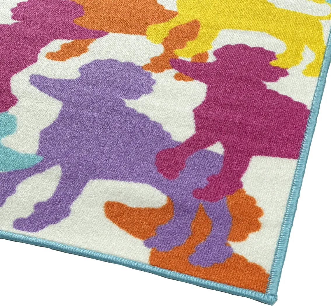 Kids Poodle Pop Multi 7' x 9' Rug - Thumbnail - Image 3
