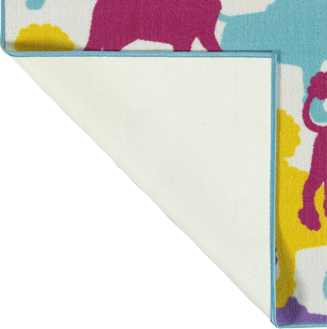 Kids Poodle Pop Multi 7' x 9' Rug - Thumbnail - Image 4