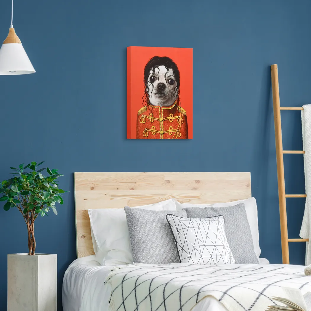 Kids Pop Puppy Red Wall Art - Thumbnail - Image 7