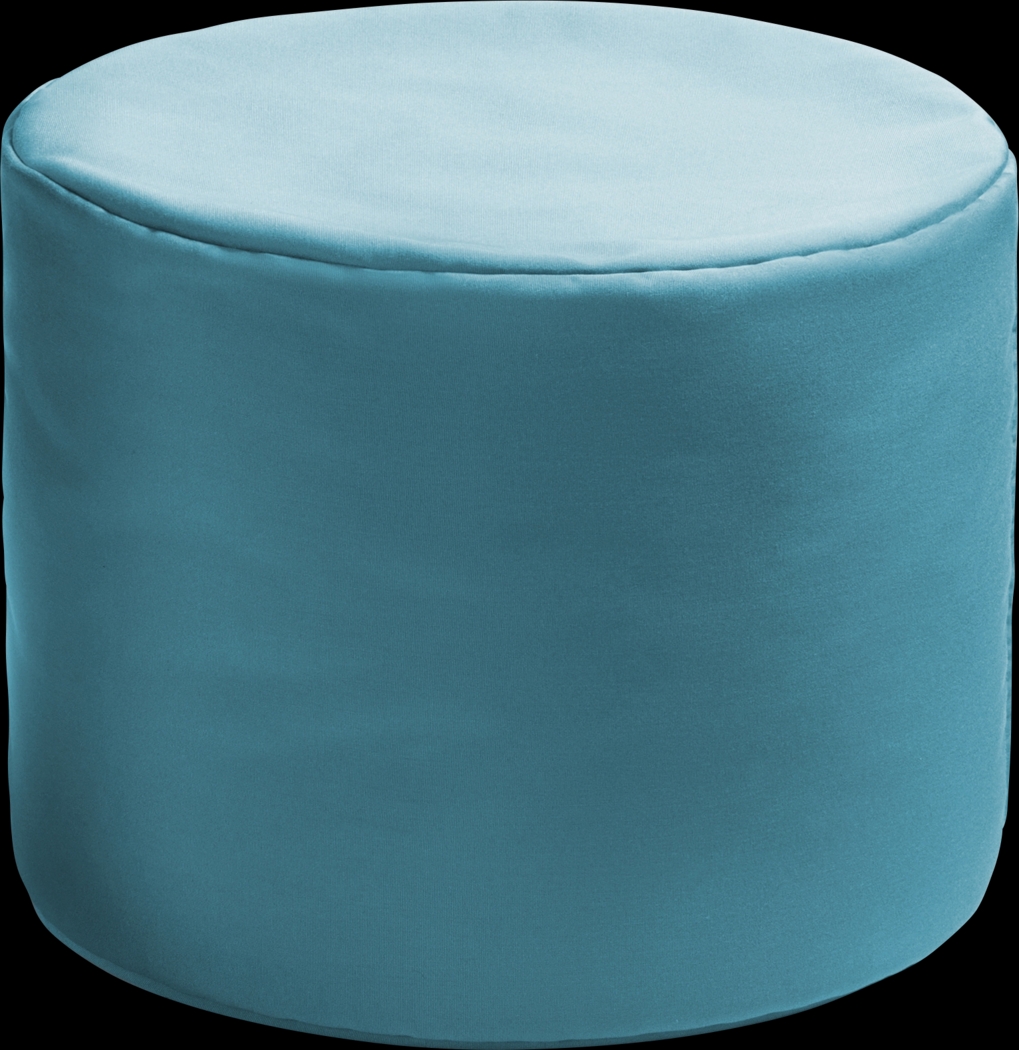 Kids Poppilly Blue Indoor/Outdoor Ottoman - Thumbnail - Image 1