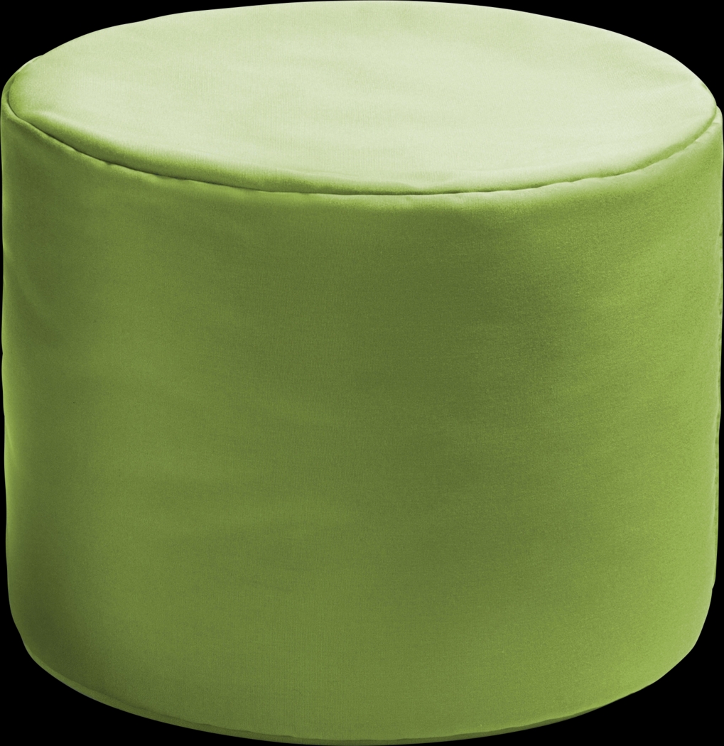 Kids Poppilly Green Indoor/Outdoor Ottoman - Thumbnail - Image 1