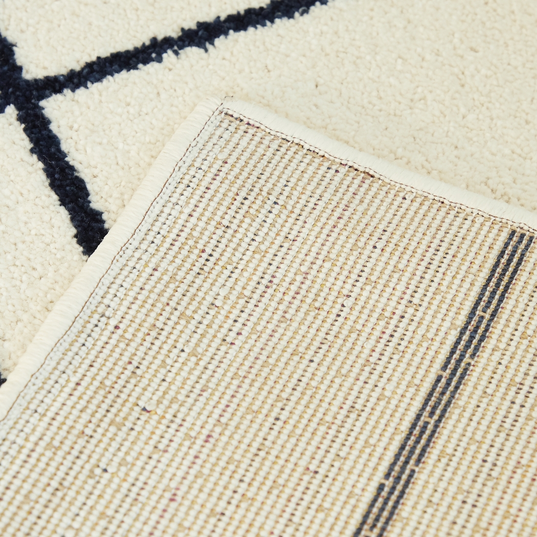 Kids Posh Stripes White 7'10 x 10' Rug - Thumbnail - Image 3