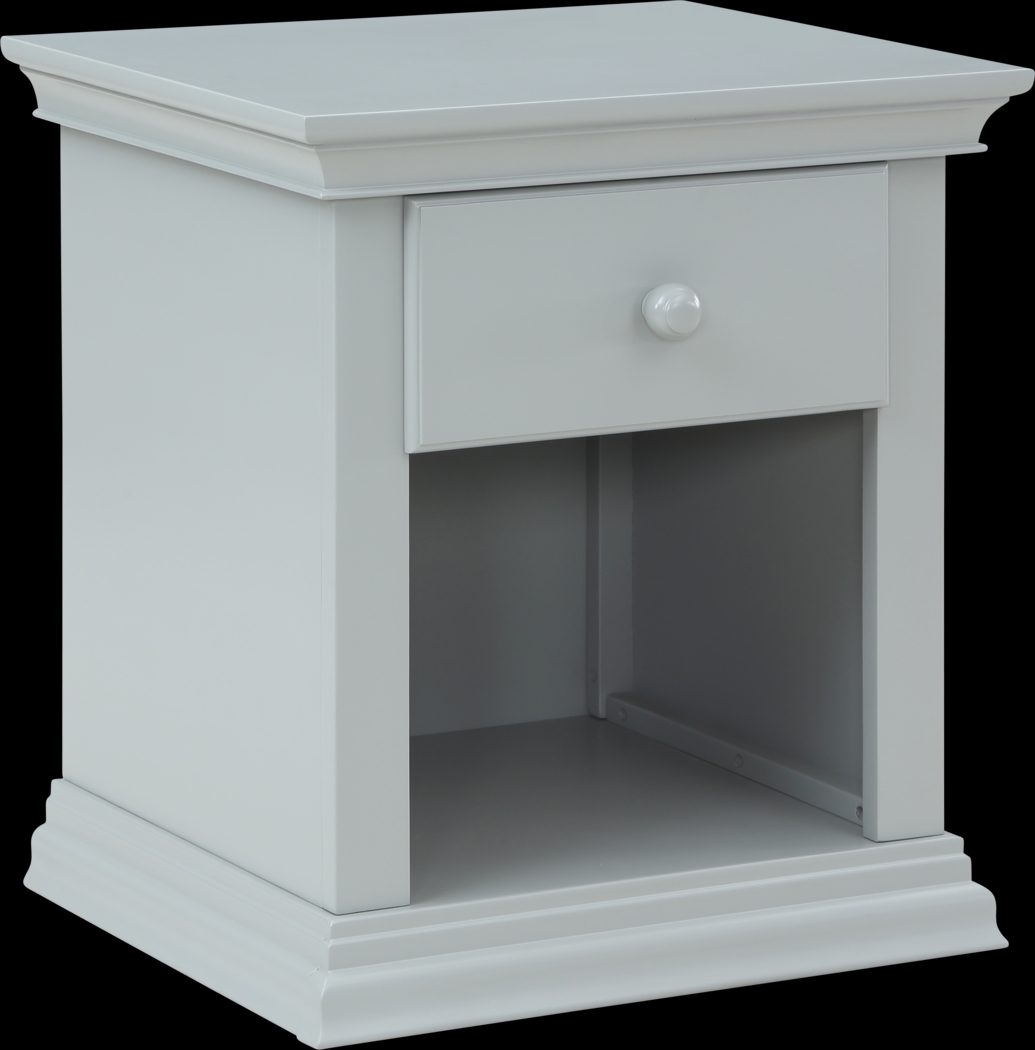 Kids Praxo Gray Nightstand - Thumbnail - Image 1