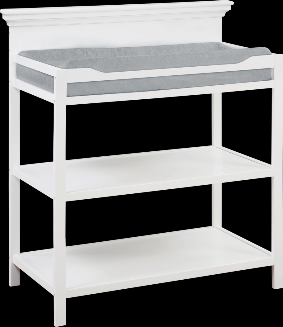 Kids Praxo White Changing Table - Thumbnail - Image 1
