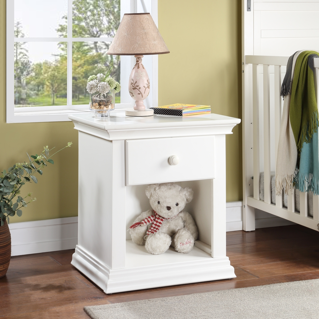Kids Praxo White Nightstand - Thumbnail - Image 2