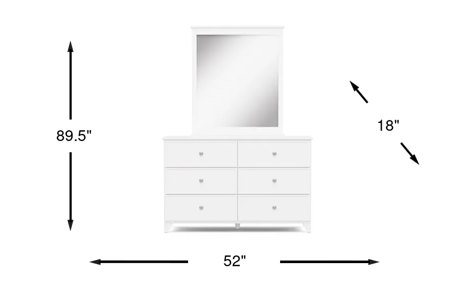 Dimension Image. Please refer to the Dimension Tab on this page for dimension details.