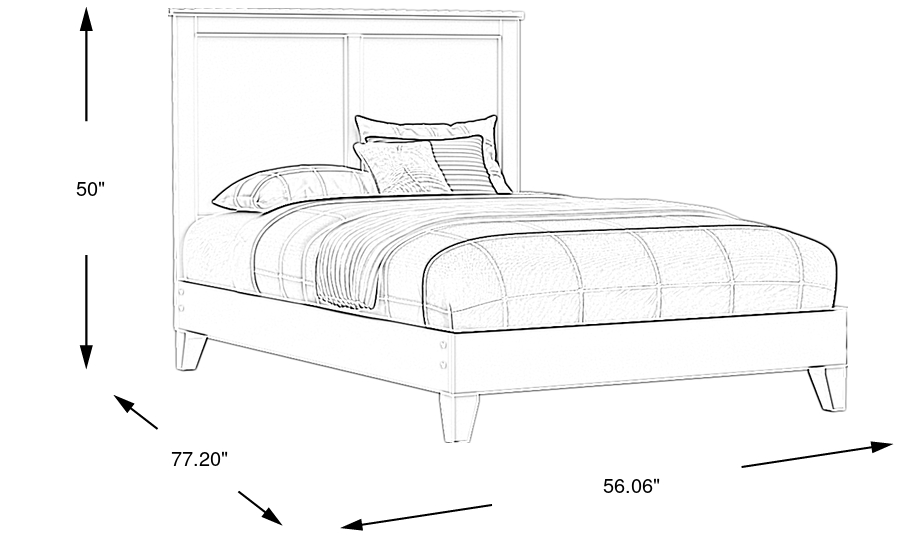 Dimension Image. Please refer to the Dimension Tab on this page for dimension details.