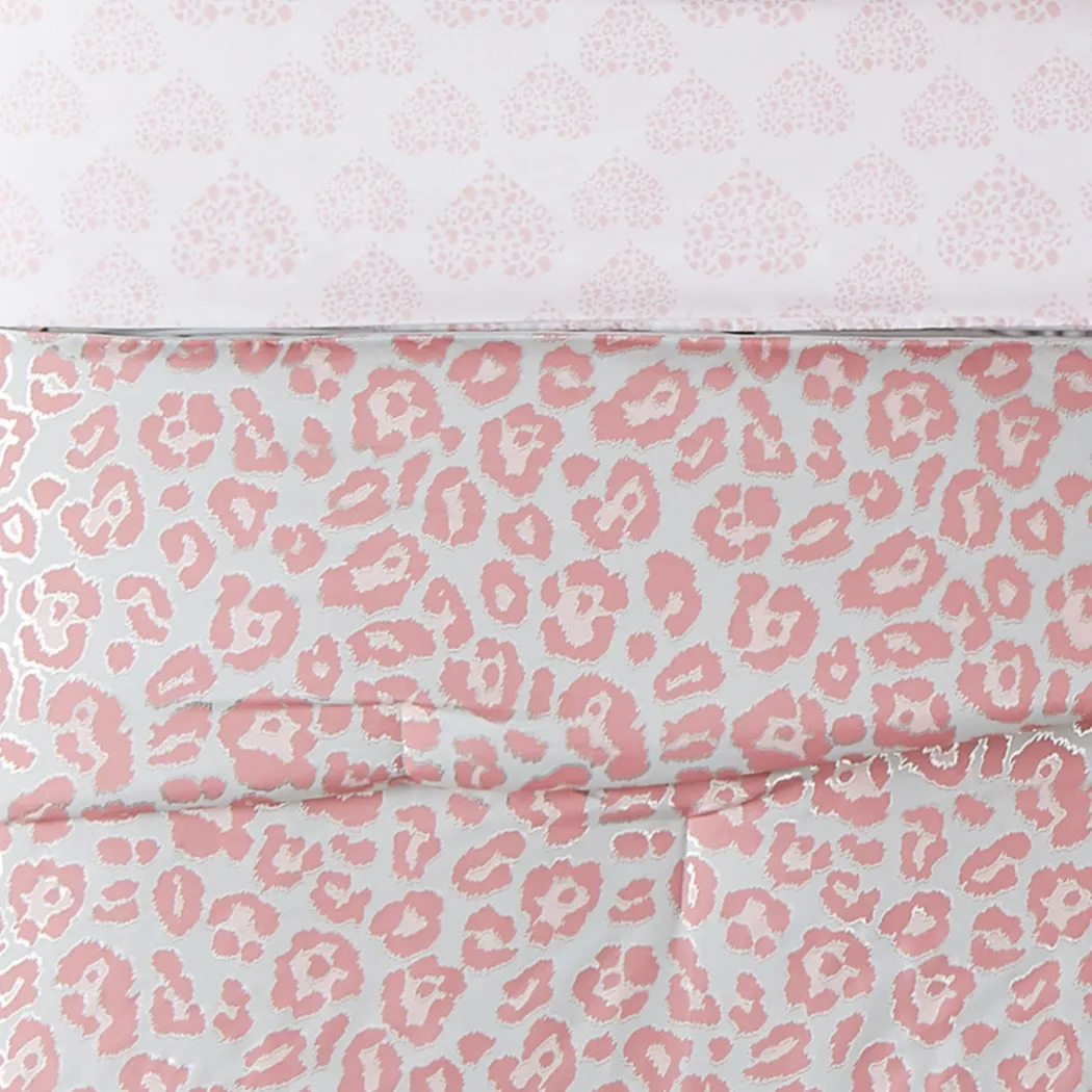 Kids Pretty and Spotty Pink 7 Pc Full Comforter Set - Thumbnail - Image 3