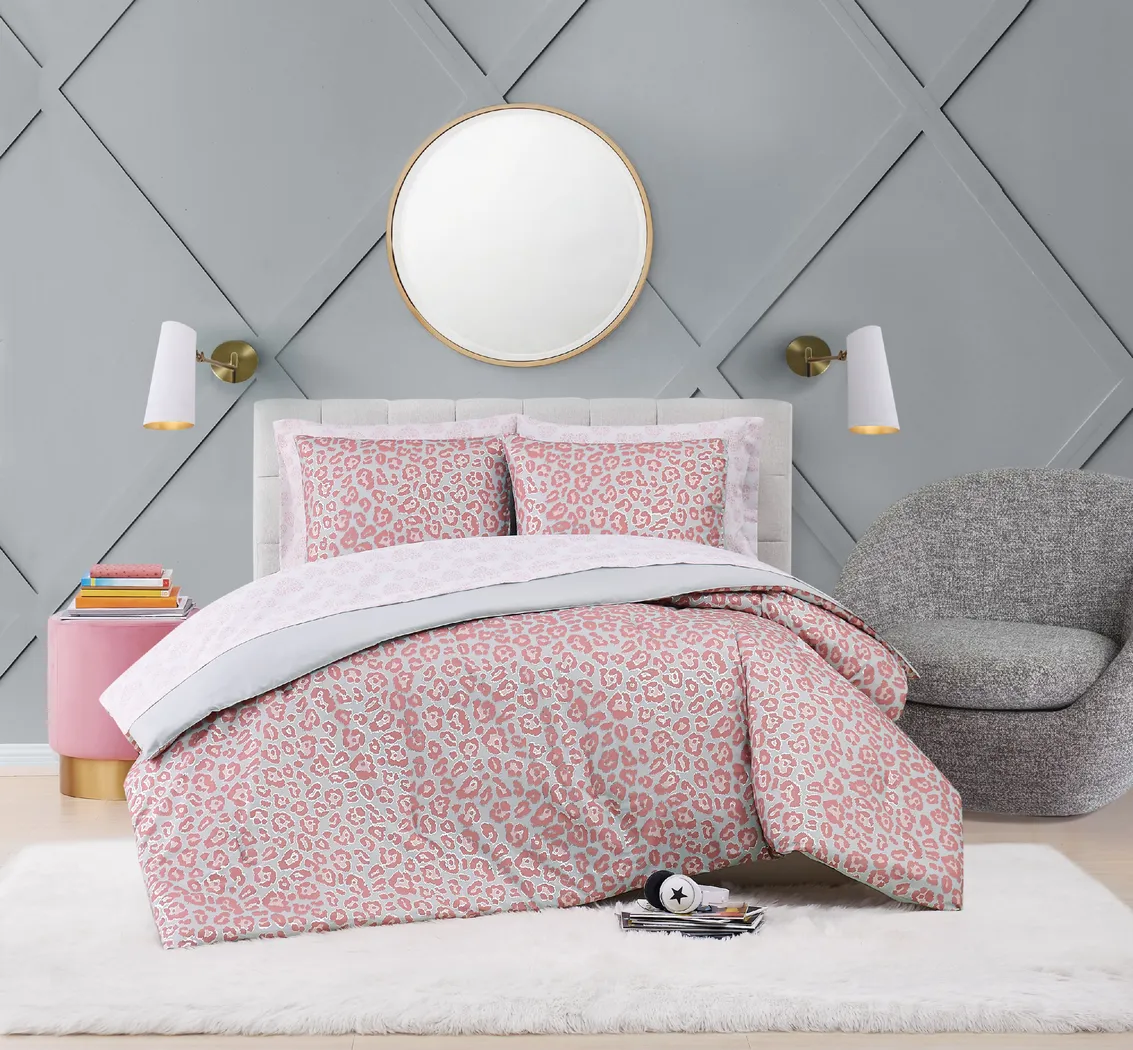 Kids Pretty and Spotty Pink 7 Pc Full Comforter Set - Thumbnail - Image 4