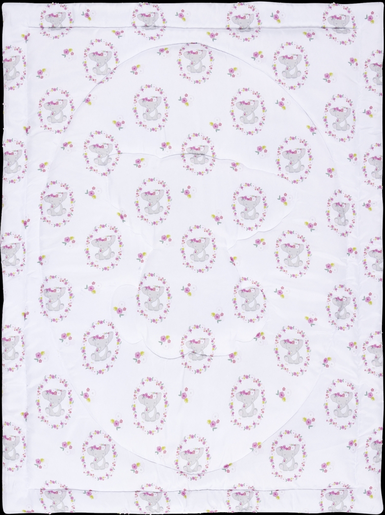 Kids Pretty Elephant Pink Baby Bedding Set - Thumbnail - Image 9