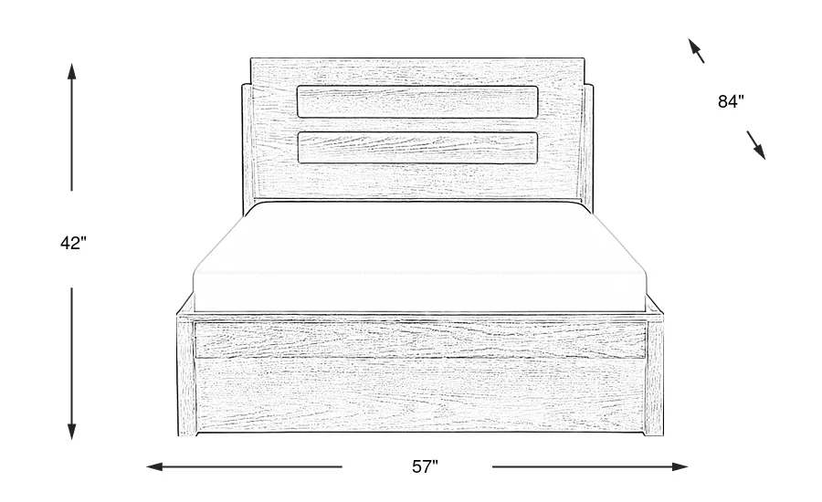 Dimension Image. Please refer to the Dimension Tab on this page for dimension details.