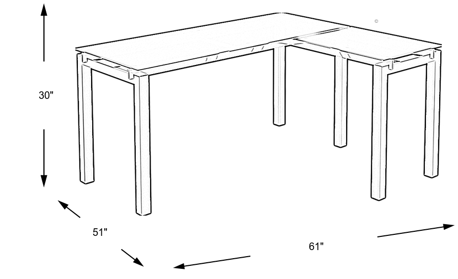 Dimension Image. Please refer to the Dimension Tab on this page for dimension details.