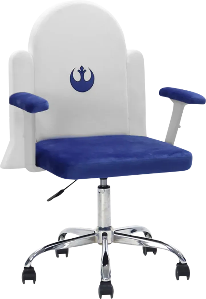 Kids R2-D2 White Swivel Chair - Thumbnail - Image 2