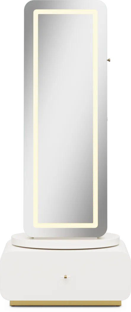 Kids Radiance White Rotating Full-Length Mirror - Image 10