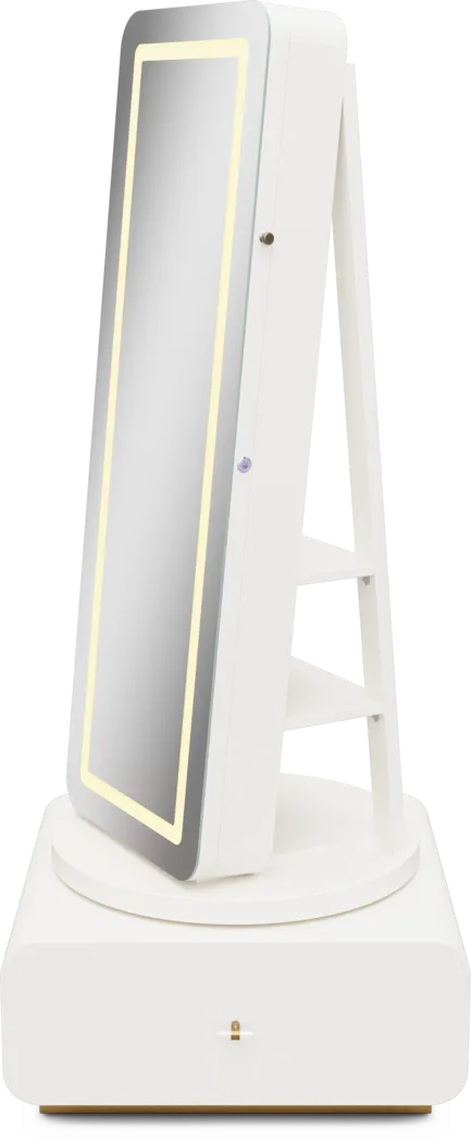 Kids Radiance White Rotating Full-Length Mirror - Image 11