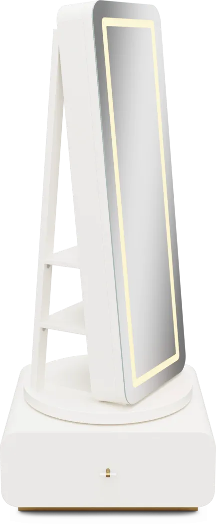 Kids Radiance White Rotating Full-Length Mirror - Image 12
