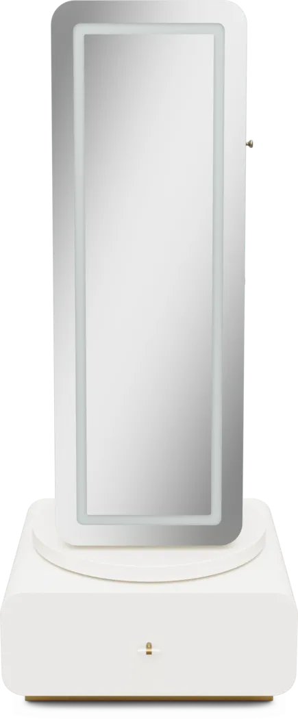Kids Radiance White Rotating Full-Length Mirror - Image 3