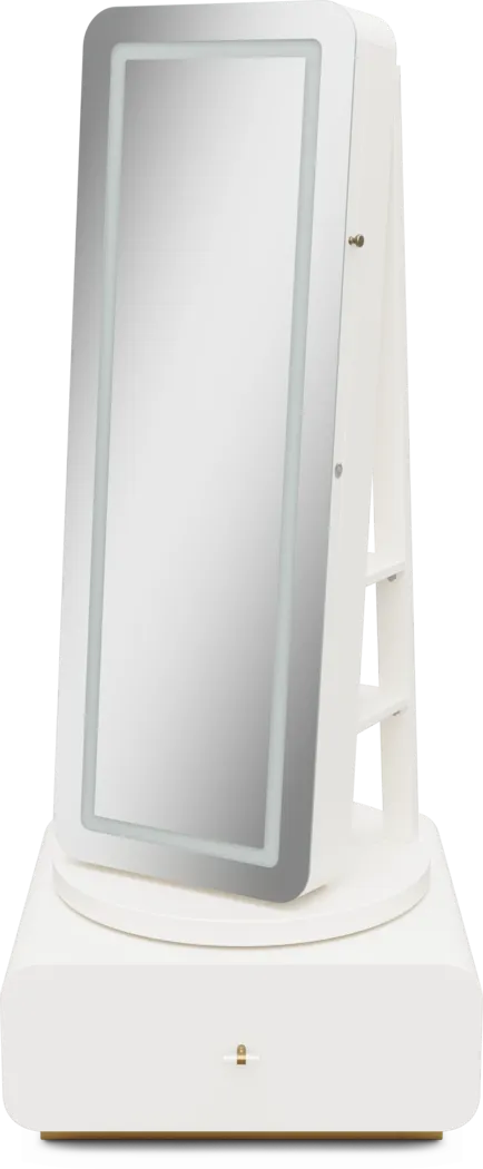 Kids Radiance White Rotating Full-Length Mirror - Image 4