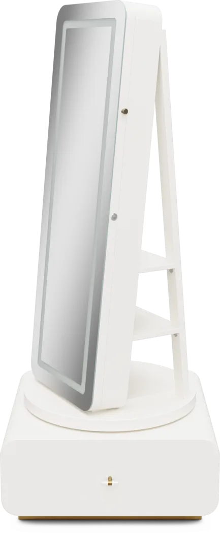 Kids Radiance White Rotating Full-Length Mirror - Image 5
