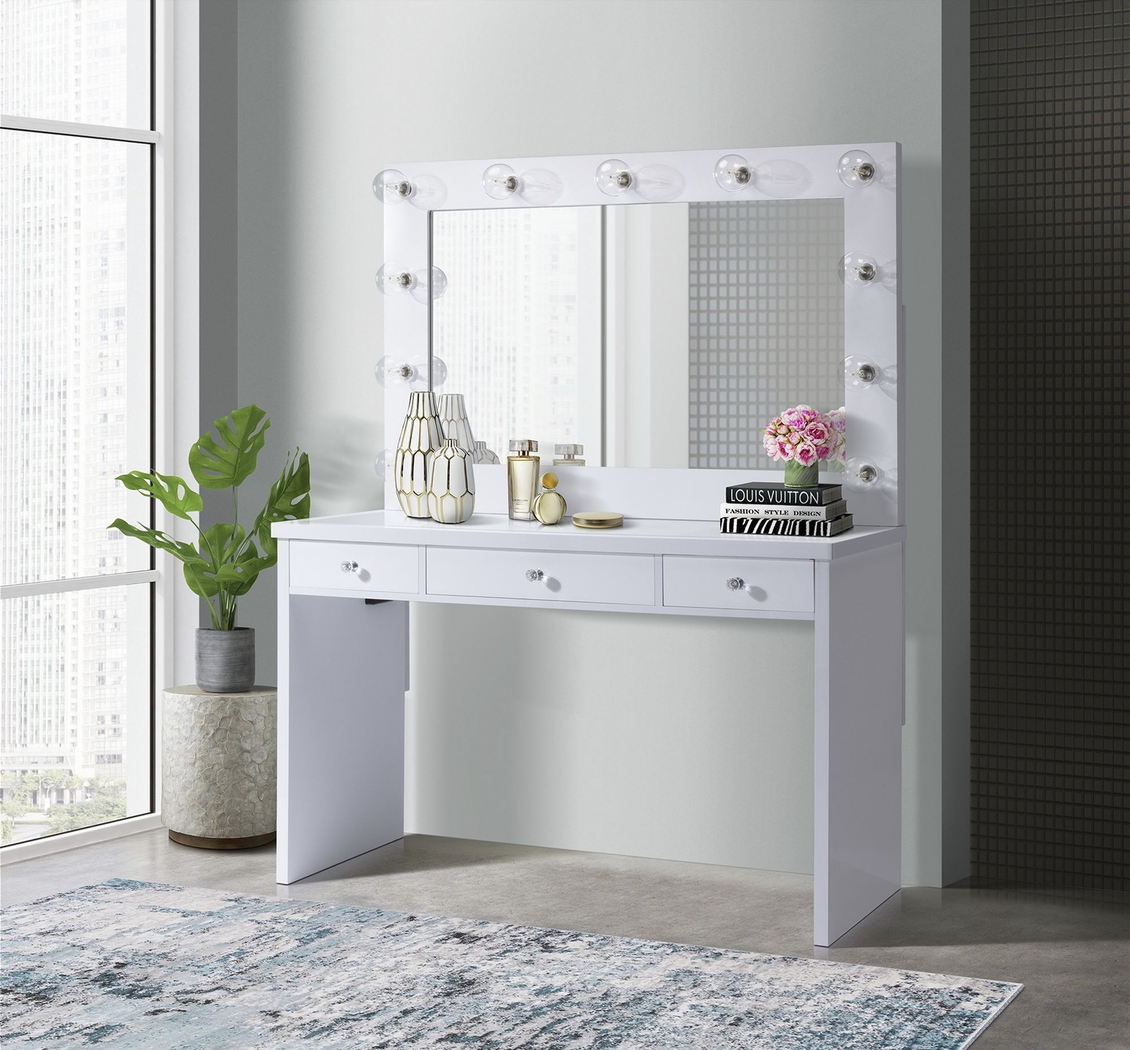 Kids Radiance White Vanity and Mirror Set - Thumbnail - Image 2