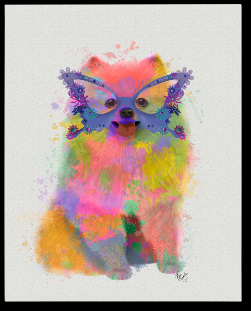 Kids Rainbow Ava Pink Artwork - Thumbnail - Image 1