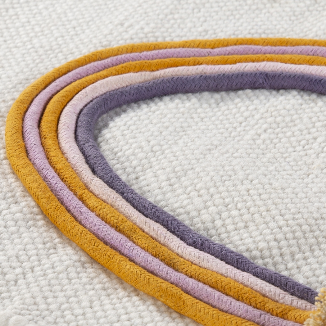 Kids Rainbow Bloom Cream Wall Decor - Thumbnail - Image 4