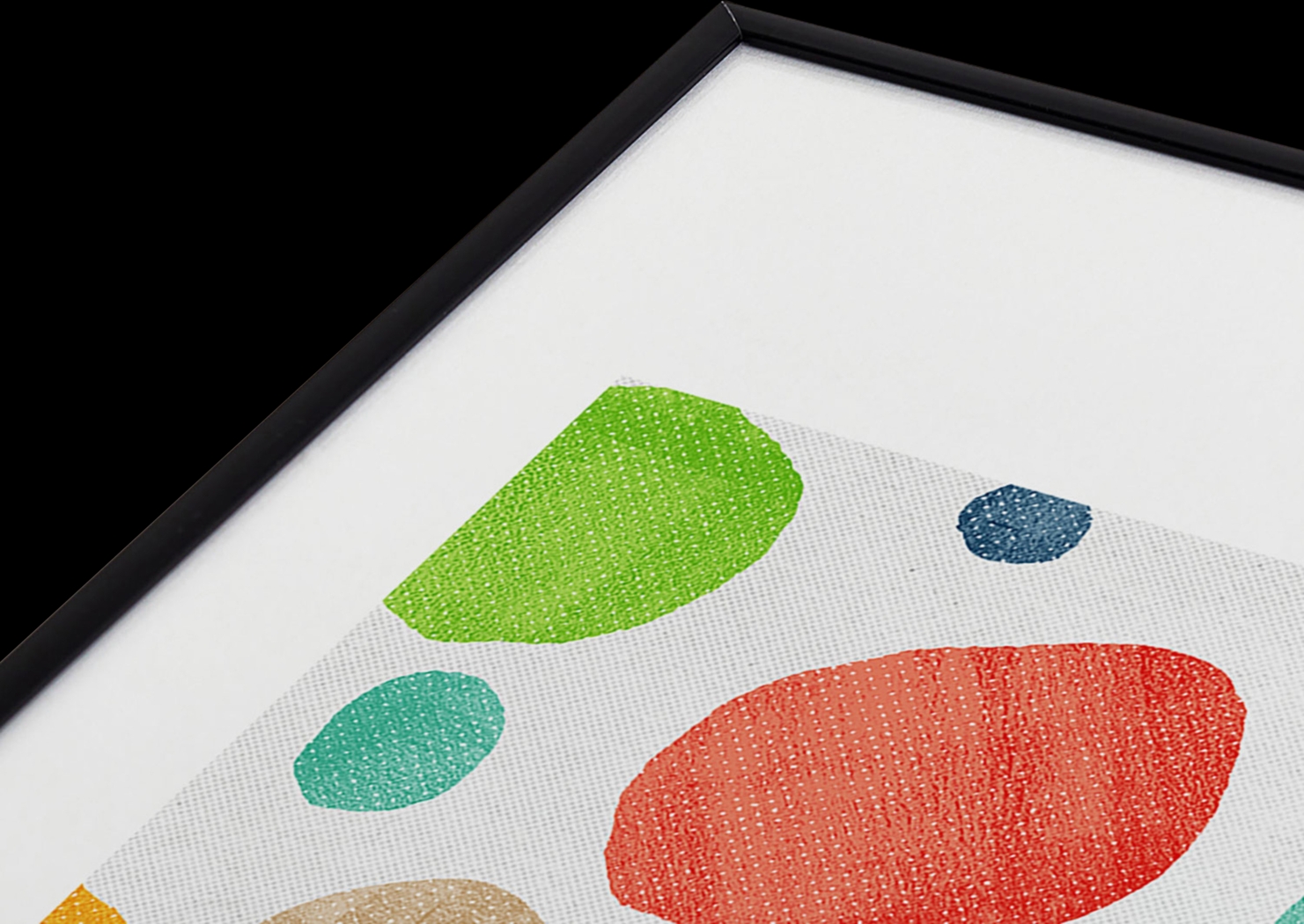 Kids Rainbow Bursts White Metal Framed Print - Thumbnail - Image 3