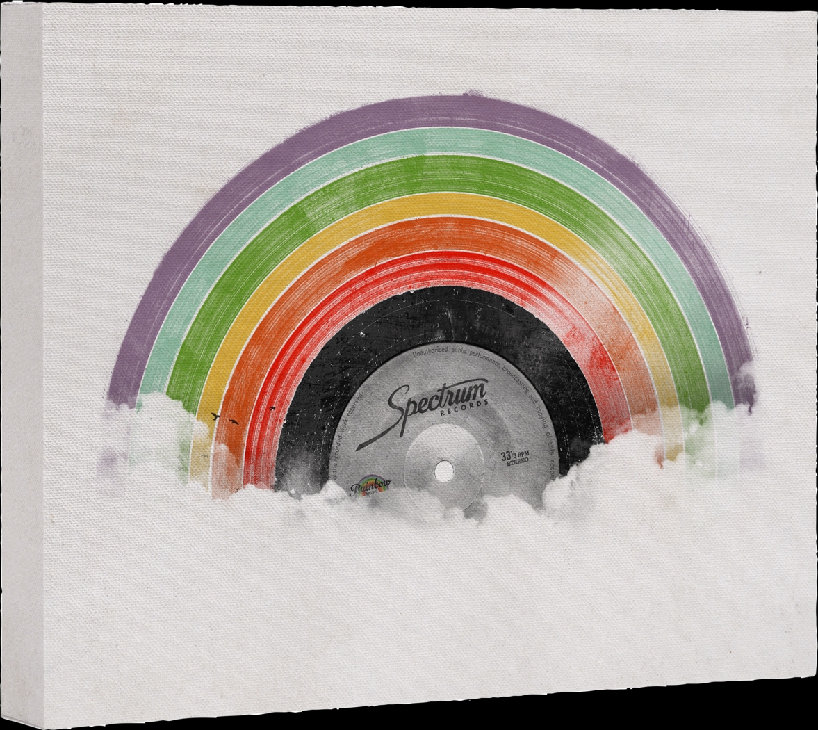 Kids Rainbow Classic I White Artwork - Thumbnail - Image 1