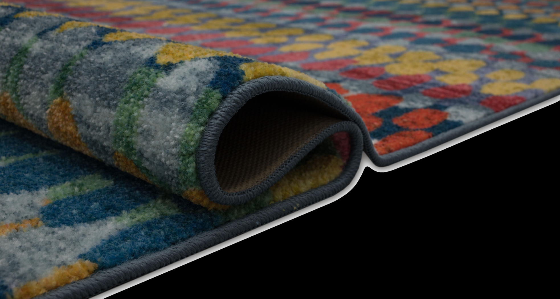 Kids Rainbow Drops Pink 3'4" x 5' Rug - Thumbnail - Image 6