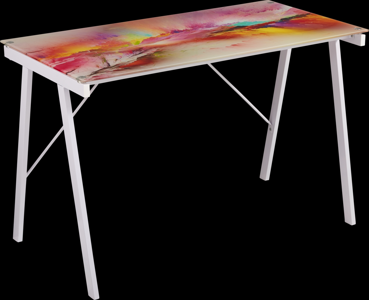 Kids Rainbow Falls Multi Graphic Desk - Thumbnail - Image 1
