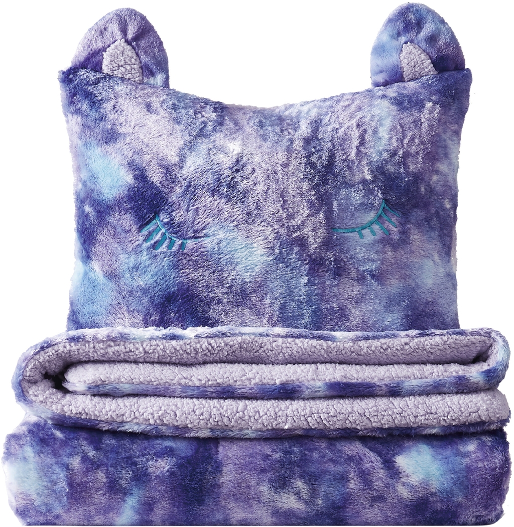 Kids Rainbow Sweetie Purple 2 Pc Twin Comforter Set - Thumbnail - Image 2