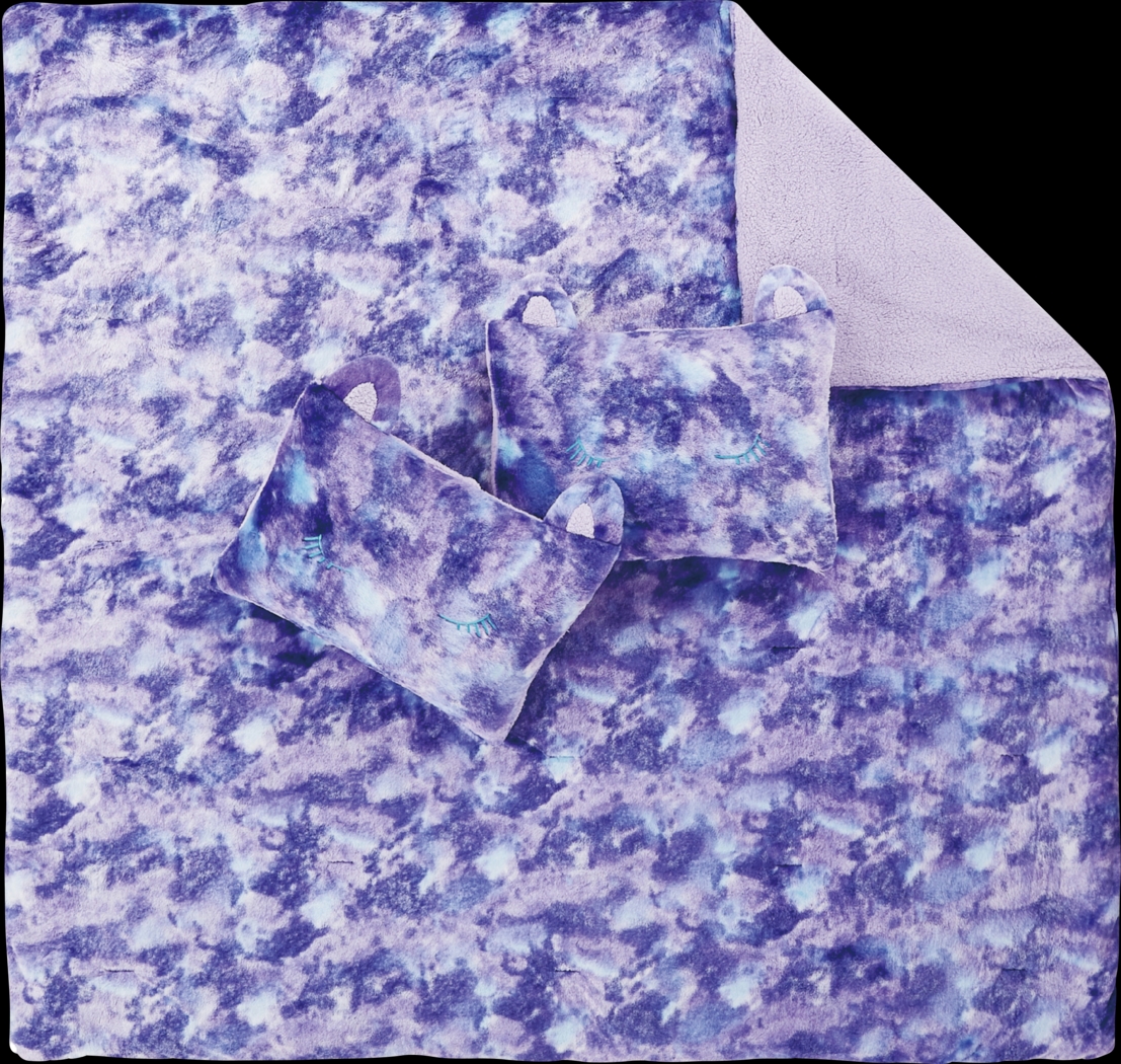 Kids Rainbow Sweetie Purple 2 Pc Twin Comforter Set - Thumbnail - Image 1